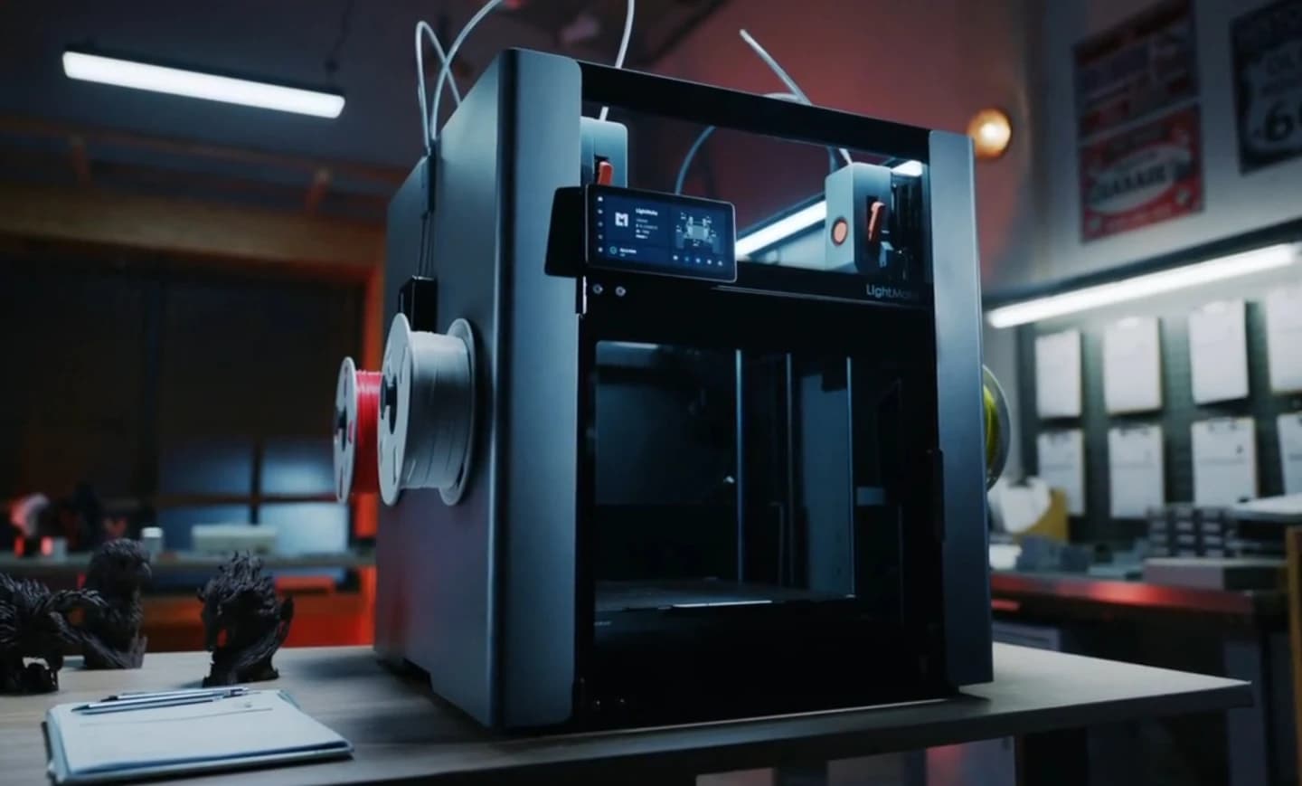 LightMake L4 integra cuatro cabezales independientes en una impresora