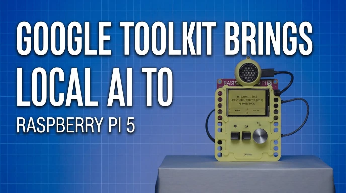 Raspberry Pi 5 corre IA local con LiteRT y modelos Gemma