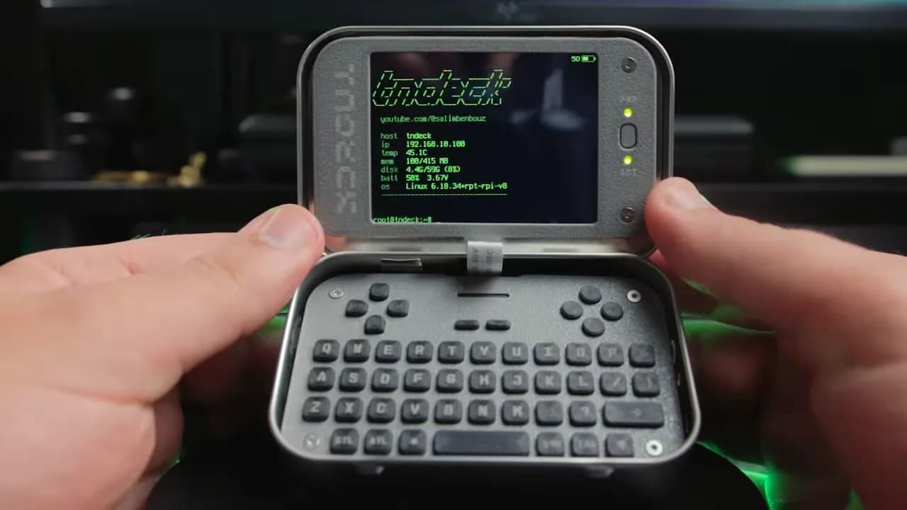 Un cyberdeck completo cabe en una lata de Altoids