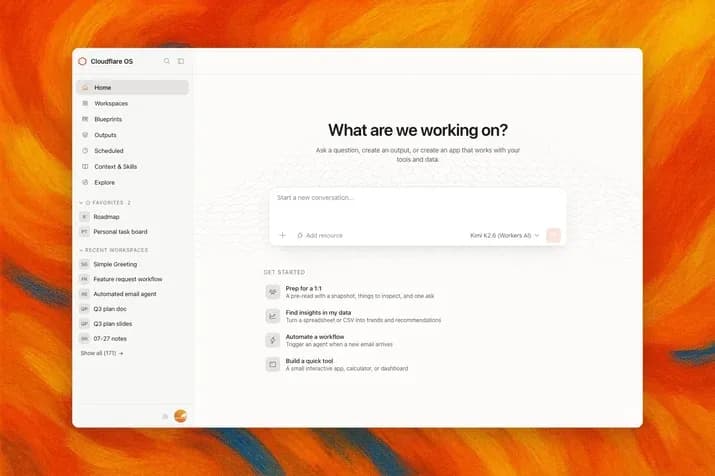 Cloudflare lanza Cloudflare OS: una plataforma IA abierta