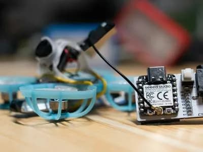 Un ESP32-C5 y siete resistencias bastan para recibir video FPV a 5,8 GHz