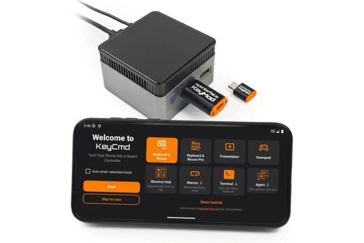 Openterface KeyMod: el teléfono como teclado USB y SSH