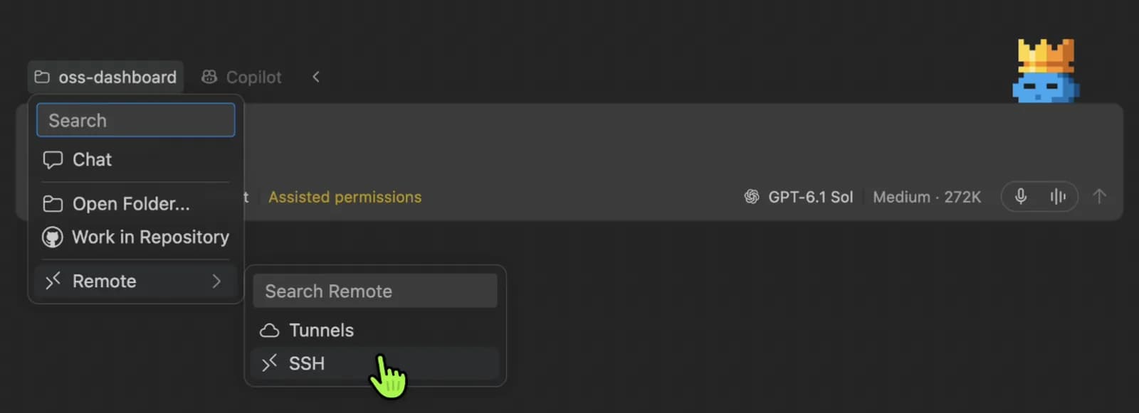 Copilot en VS Code ya controla apps de escritorio y sigue en la nube