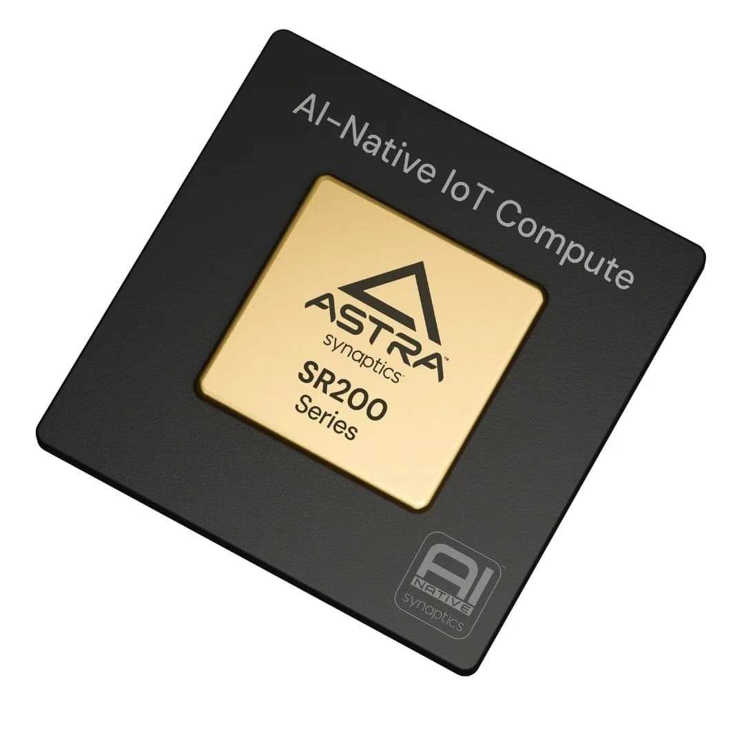 Synaptics lanza los xMCU Astra SR200 con DRAM integrada para IA