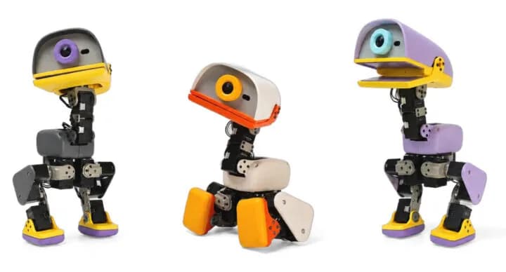 Microduck: un robot bípedo con forma de pato por 399 dólares