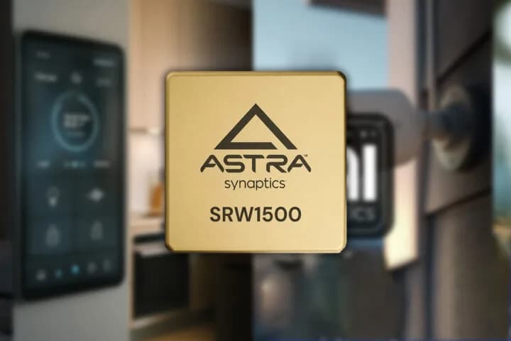 Synaptics Astra SRW1500: MCU con IA, Wi-Fi 7 y Bluetooth 6.0