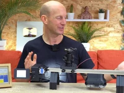 Aburrow libera slider robótico imprimible para video cinematográfico