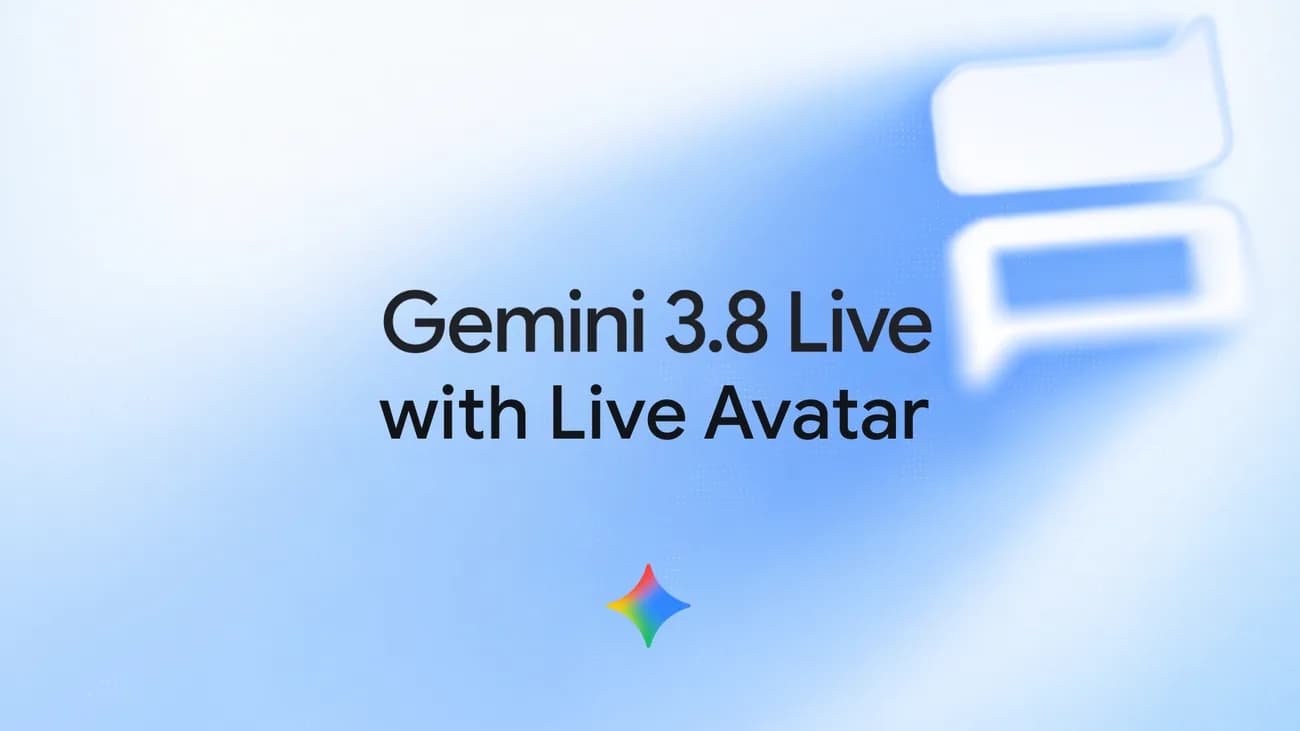 Gemini 3.8 Live suma un avatar en video que habla 97 idiomas