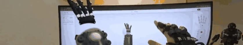 TAKTO ONE, un exoesqueleto abierto que mueve y graba los dedos