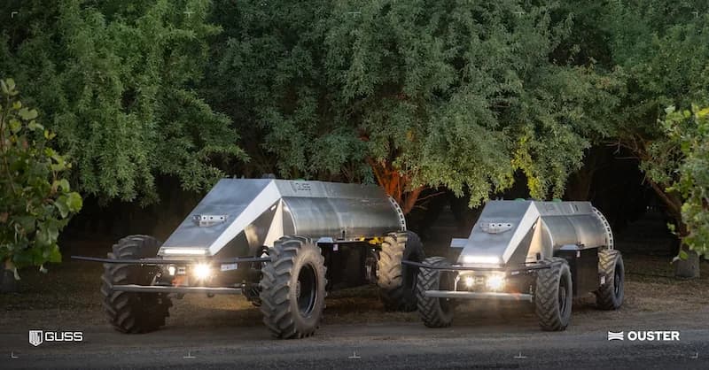 John Deere suma lidar Ouster a sus máquinas autónomas de huerto