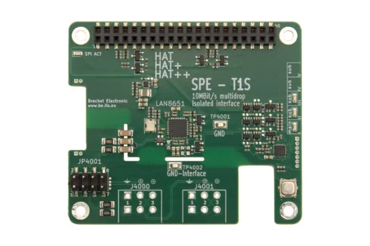 Raspberry Pi suma Single Pair Ethernet con nuevos HAT+