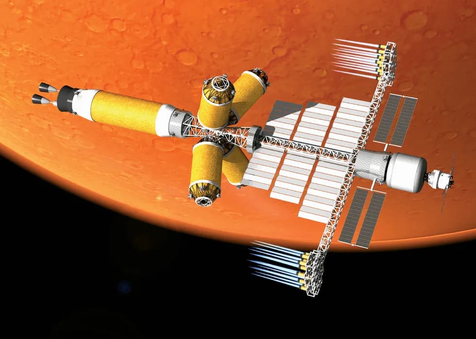 Cohete nuclear bimodal: la NASA apunta a 335 días a Marte