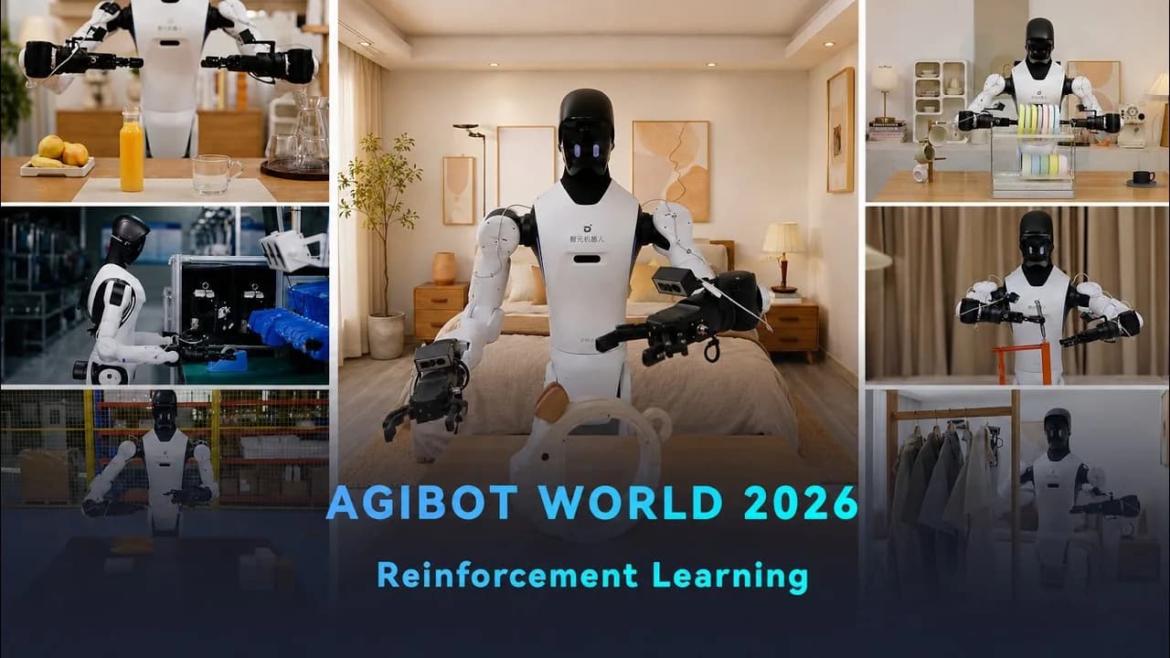 AGIBOT libera 11.430 trayectorias reales de robots