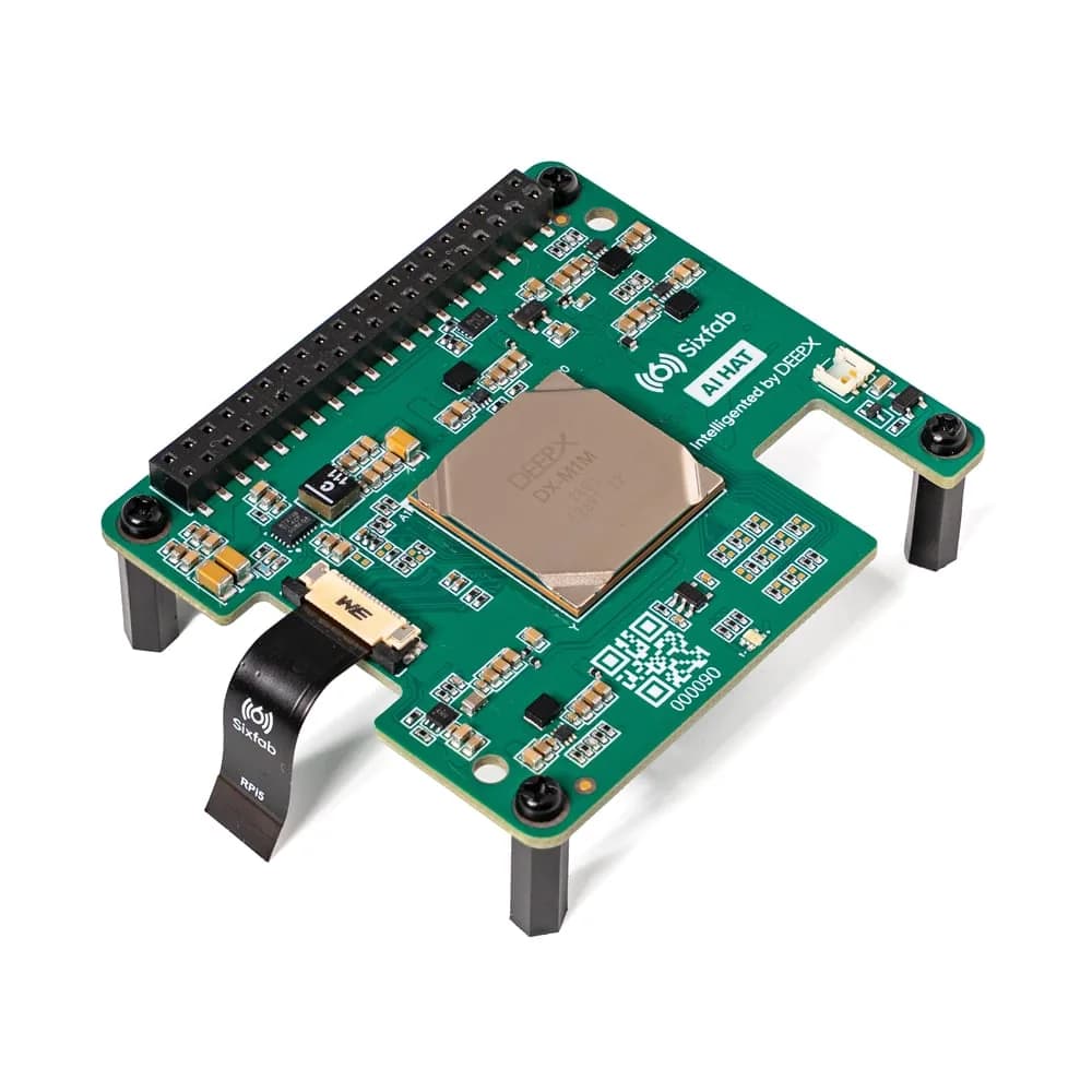El AI HAT+ de Sixfab suma una NPU de 3 vatios a la Raspberry Pi 5