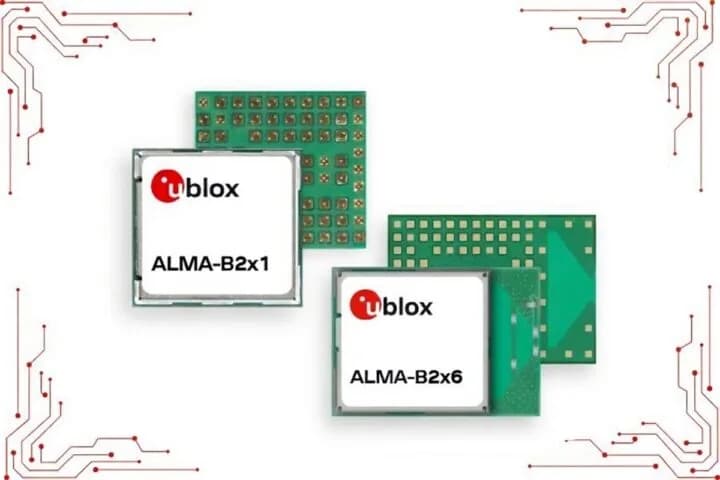u-blox ALMA-B2: BLE 6.0 con NPU Axon para Edge AI compacto