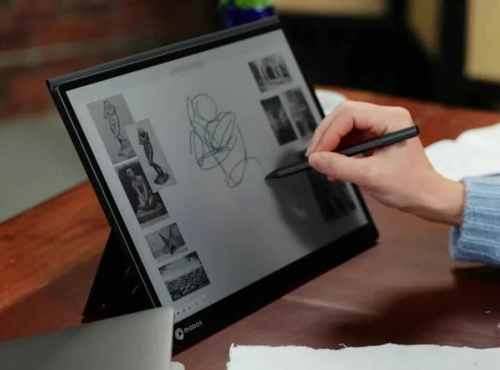 Modos Flow: monitor e-paper a color 13.3 con FPGA y USB-C