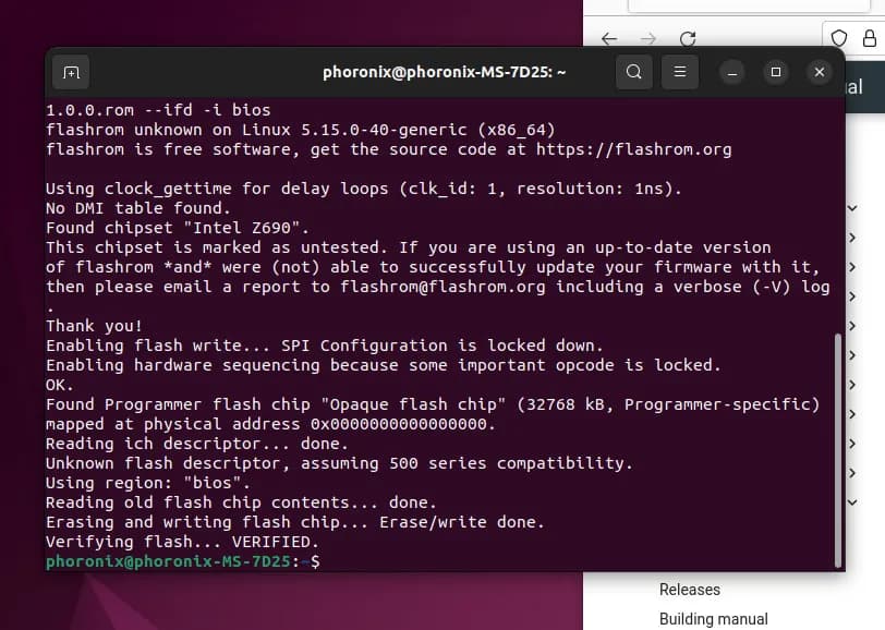 Coreboot 26.06 suma Intel Nova Lake, AMD Strix Halo y 31 placas