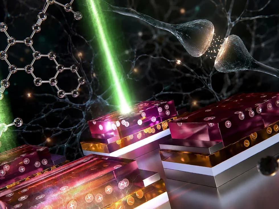Sensor de luz inspirado en el cerebro ve y recuerda a la vez