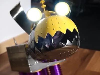 Maker construye a Goddard, el perro robot de Jimmy Neutron, a tamaño