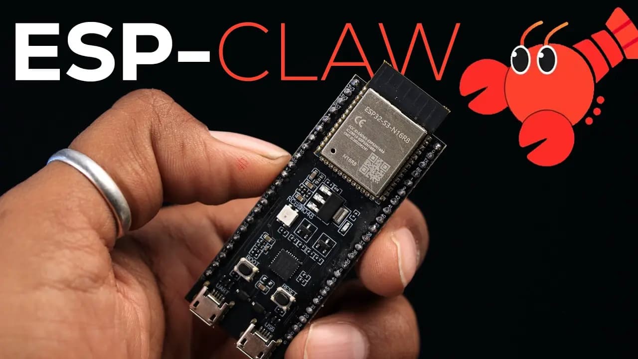 Espressif lanza ESP-Claw, agentes con LLM para el ESP32