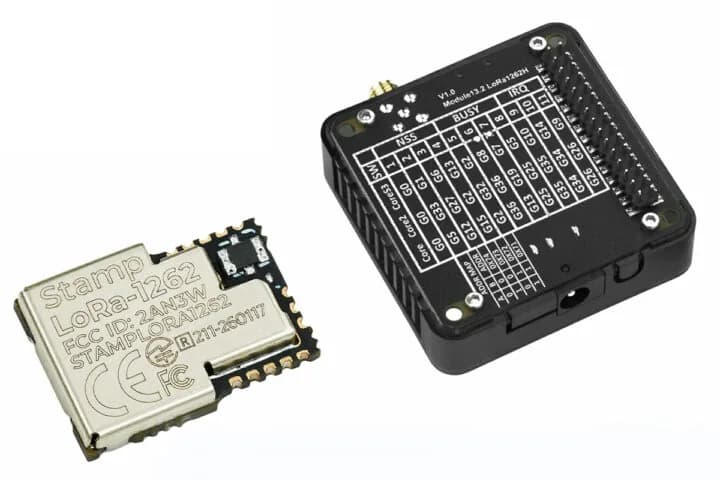 M5Stack encoge el LoRa a un módulo de 14 por 10 milímetros
