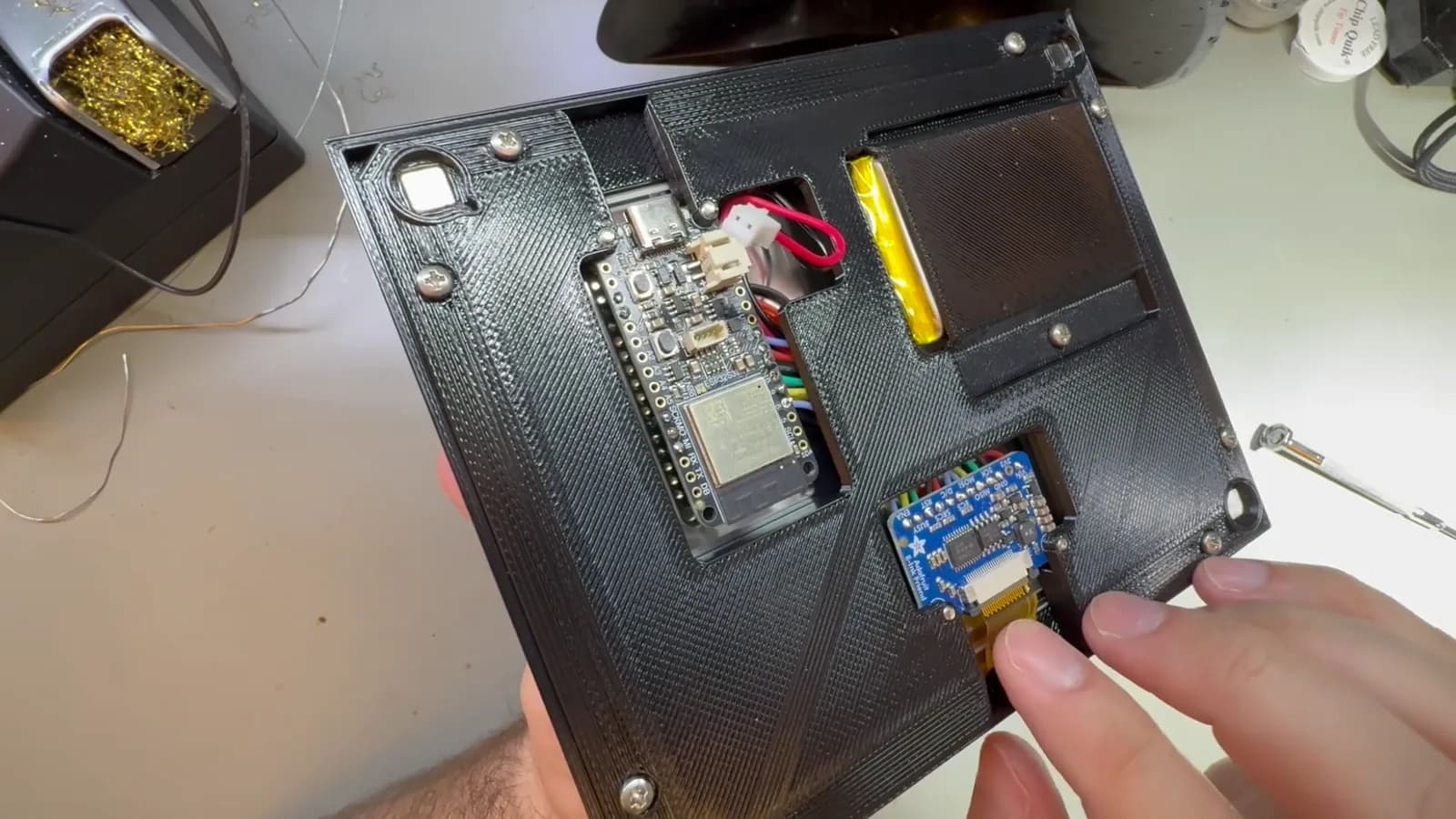 Inkterface: faceplate e-ink DIY para la Steam Machine