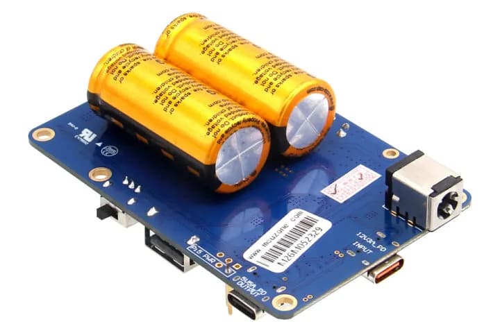 Geekworm lanza un UPS con supercondensadores para la Raspberry Pi 5
