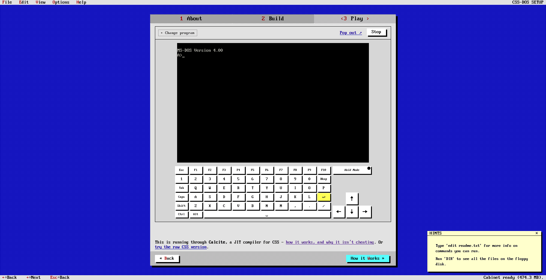 DOOM corre (lentísimo) en una hoja de estilos CSS de 300 MB