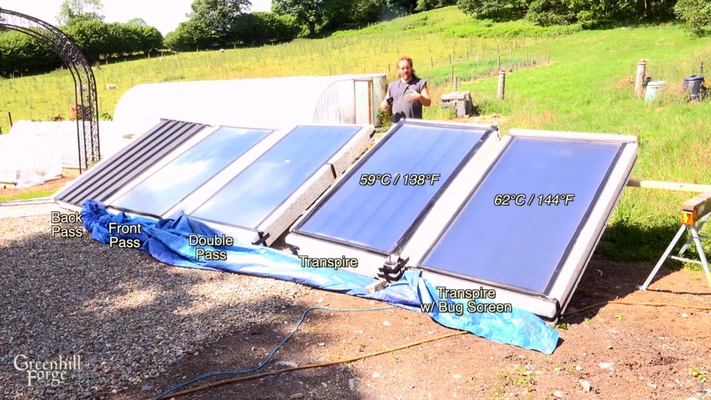 Calefactor solar de aire DIY: 5 métodos probados