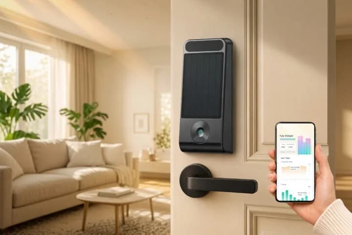 DESLOC V150 Plus: cerradura solar de perovskita desde USD 199