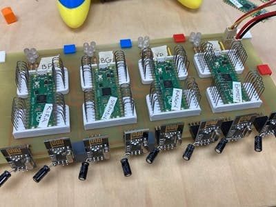 Raspberry Pi Pico: jig DIY con sockets de cambio rápido