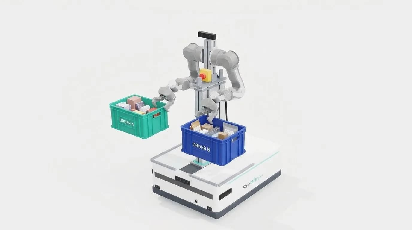 OpenAMRobot 2.0 suma dos brazos y aprendizaje por demostración