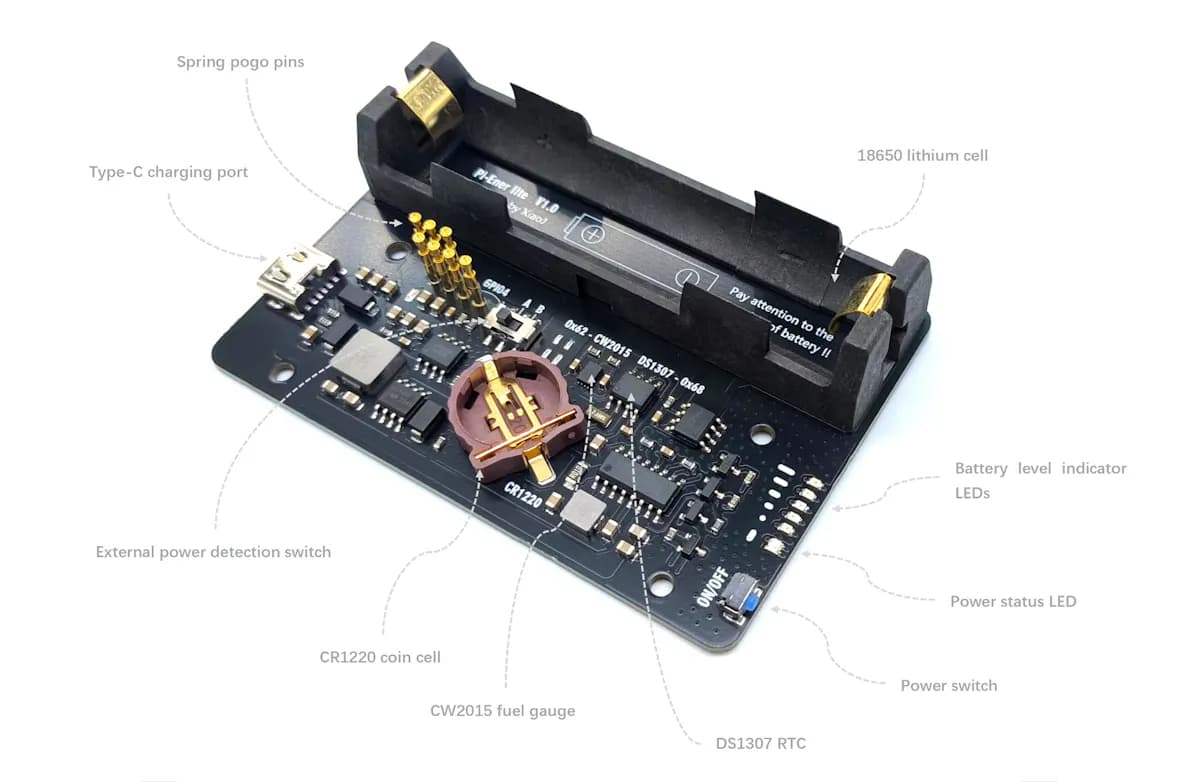 Solución de energía ininterrumpida para Raspberry Pi Zero