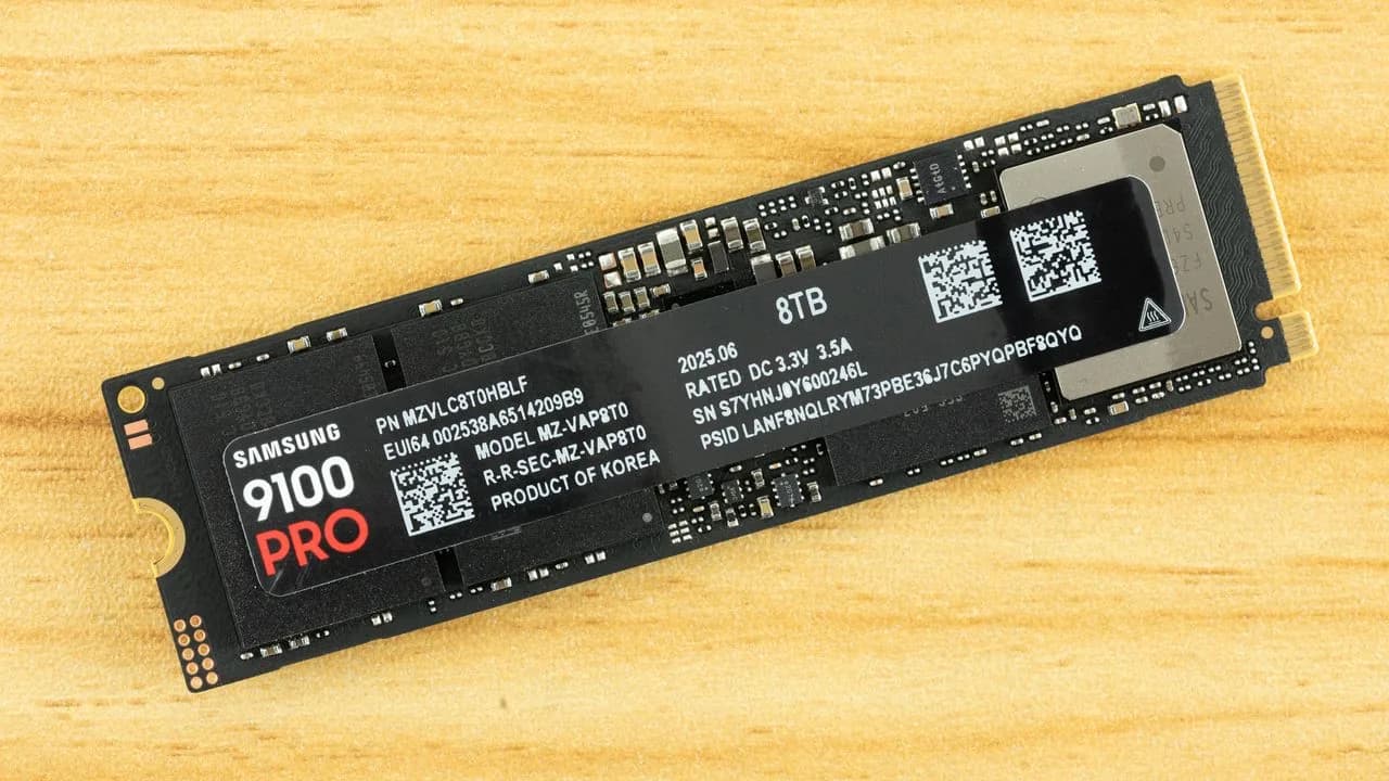SSDs en Japón suben 300%: el Samsung 9100 Pro 8TB toca USD 3.471