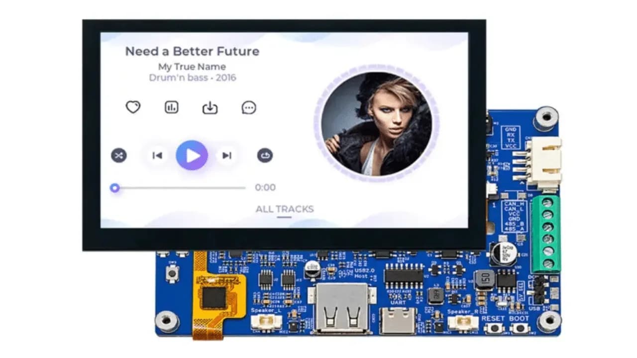 VIEWE lanza una pantalla táctil de 4,3 pulgadas con ESP32-S31
