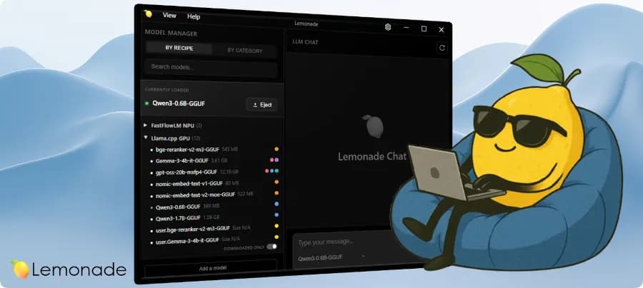 Lemonade 11.5: servidor de IA local para NPU Ryzen y Radeon