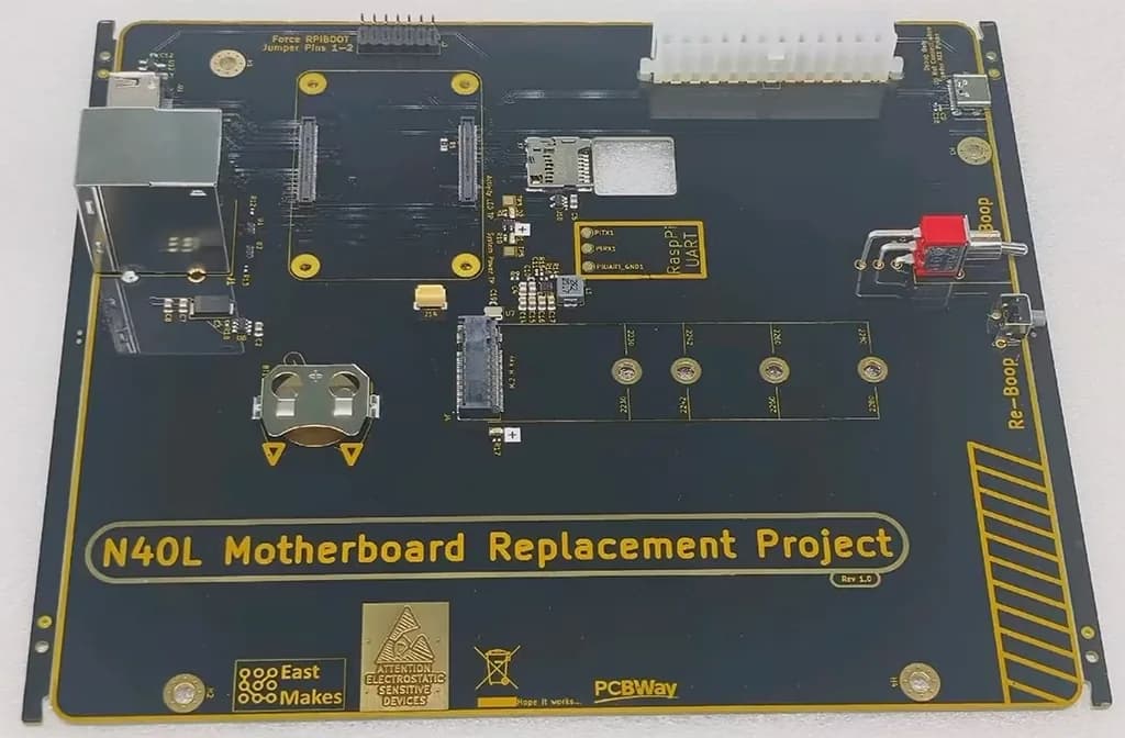 Un Raspberry Pi CM5 revive un servidor HP de 15 años