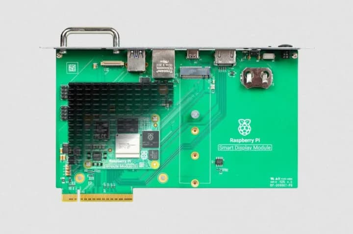 Raspberry Pi lanza una placa de 30 dólares para pantallas con el CM5