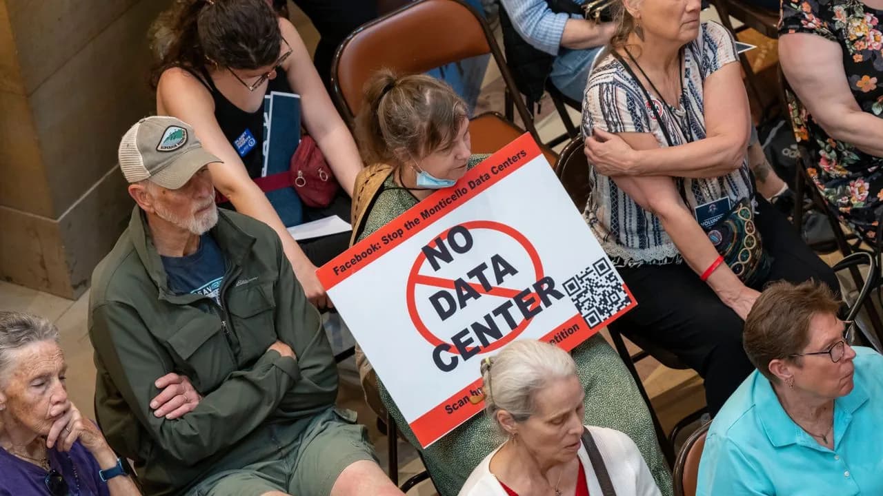 Bloquean 75 data centers por USD 130.000M en EEUU en el primer trimestre