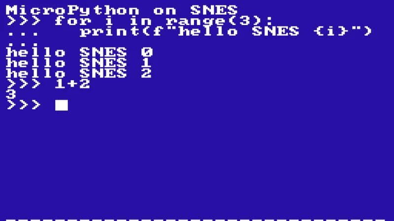 MicroPython corre en la SNES gracias a Claude Fable 5