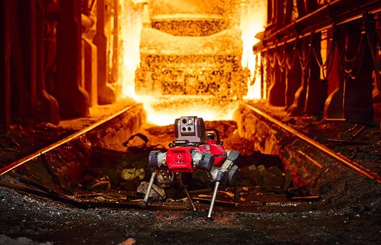 ANYbotics entrega ANYmal X, su robot de patas para zonas explosivas