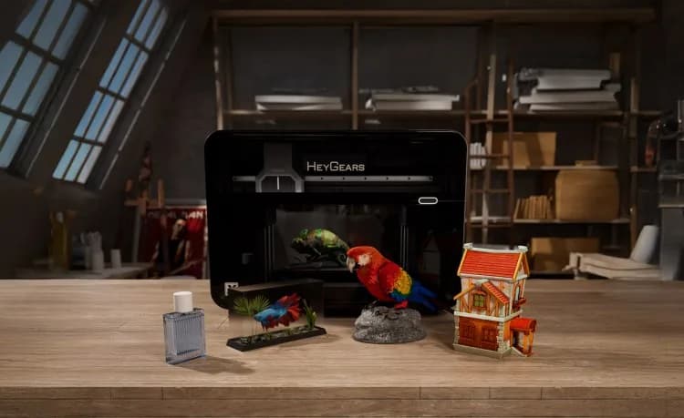HeyGears G1X: primera impresora 3D+UV de escritorio a todo color