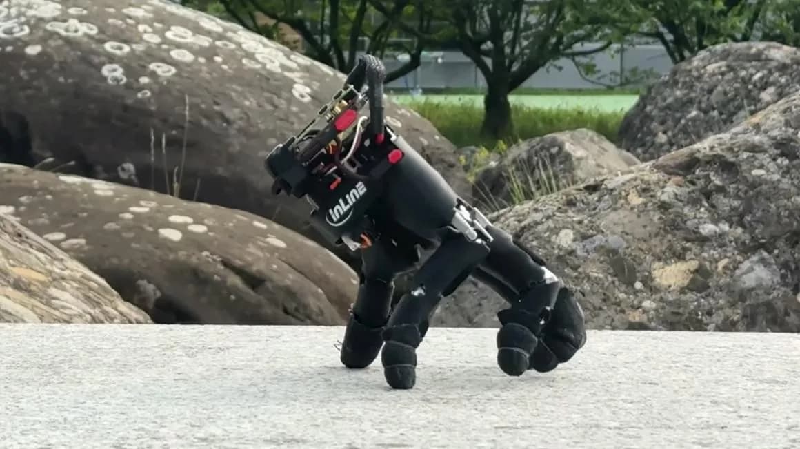 Una mano robótica de 818 gramos camina sobre sus dedos