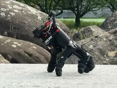 Una mano robótica de 818 gramos camina sobre sus dedos