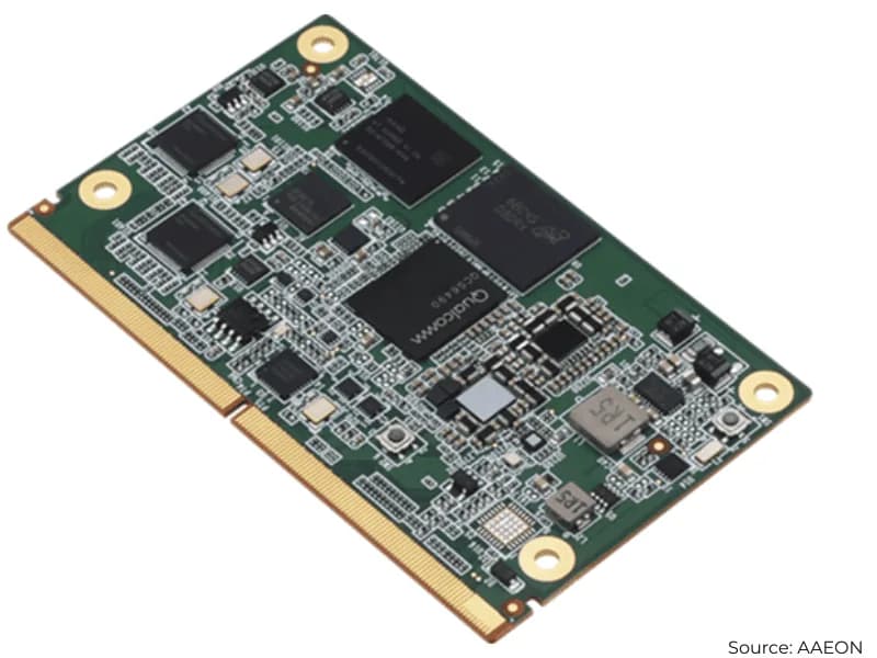 AAEON estrena módulo SMARC con Qualcomm y 12 TOPS