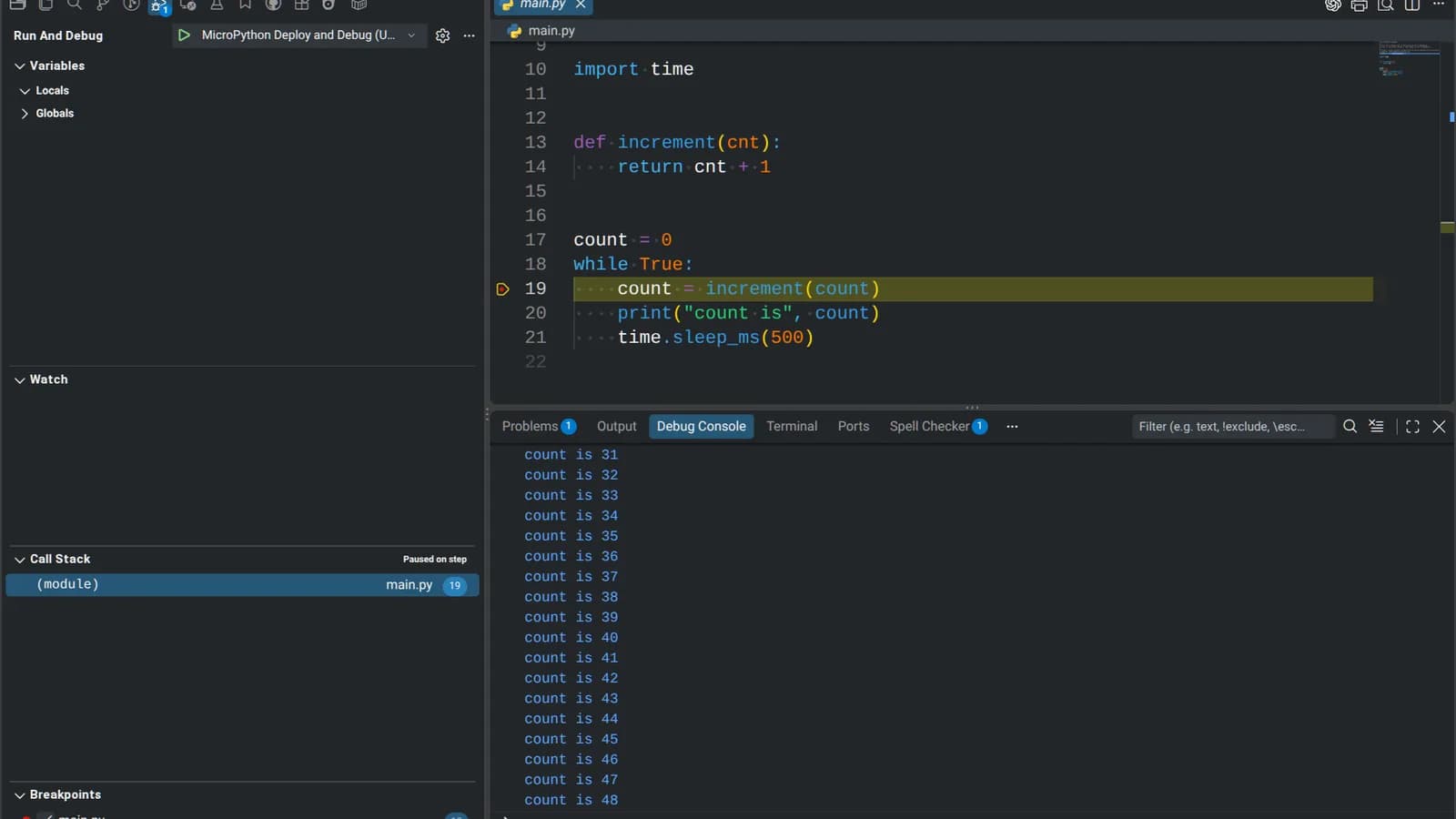 MicroPython estrena depuración en chip desde Visual Studio