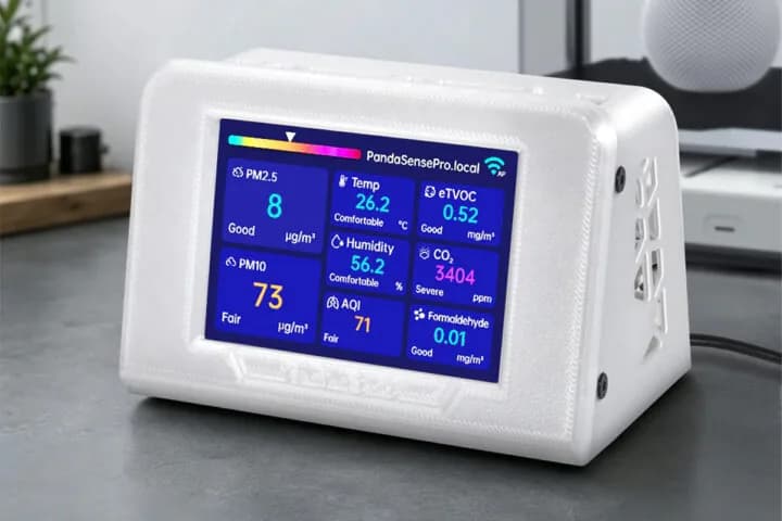 Panda Sense Pro: ESP32 con 8 sensores de aire para taller 3D