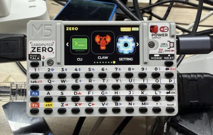 M5Stack CardputerZero: PC de bolsillo con Raspberry Pi CM0