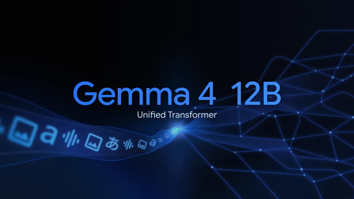 Gemma 4 12B: el nuevo modelo multimodal sin encoder de Google