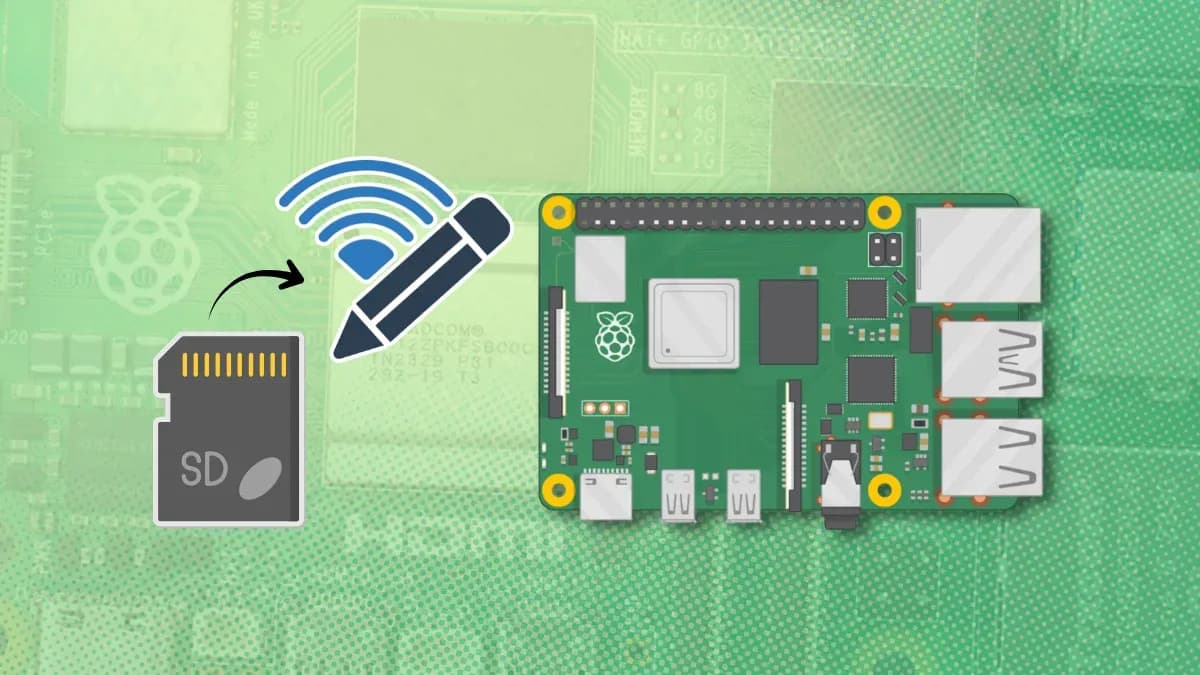 Raspberry Pi: cambiar el Wi-Fi desde la tarjeta SD